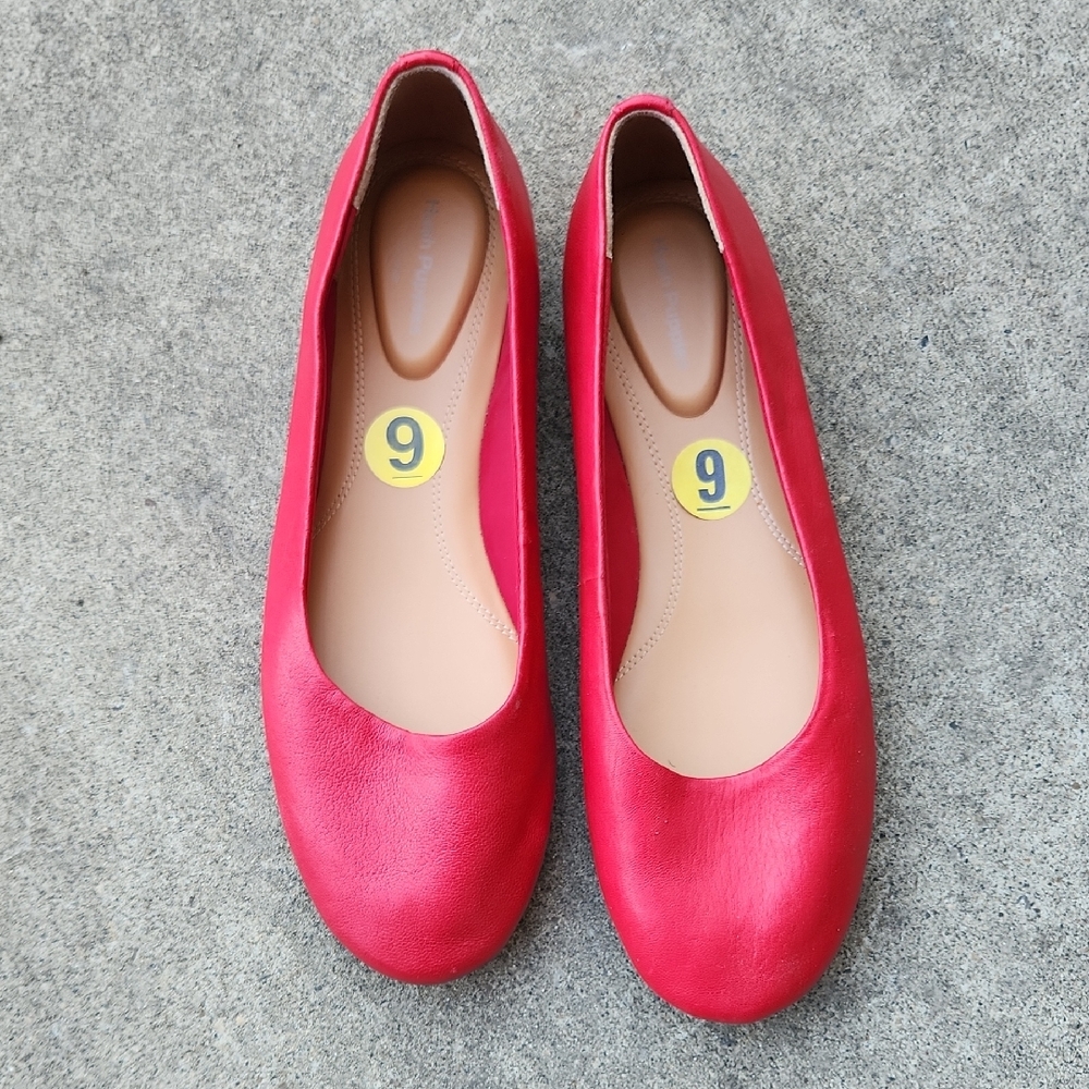 Hush Puppies Red Ballet Flats